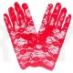 Gloves short lace Red BUY